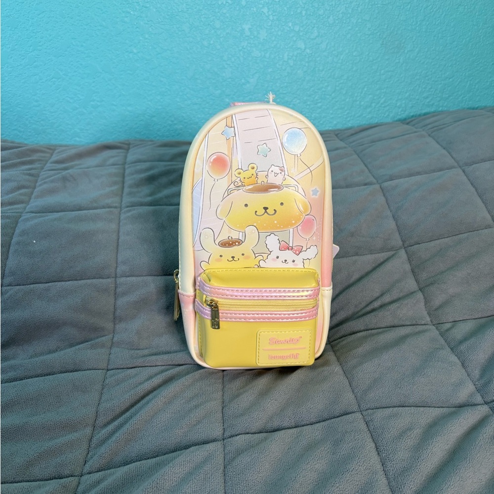 Sanrio Yellow and Pink Pompompurin Backpack